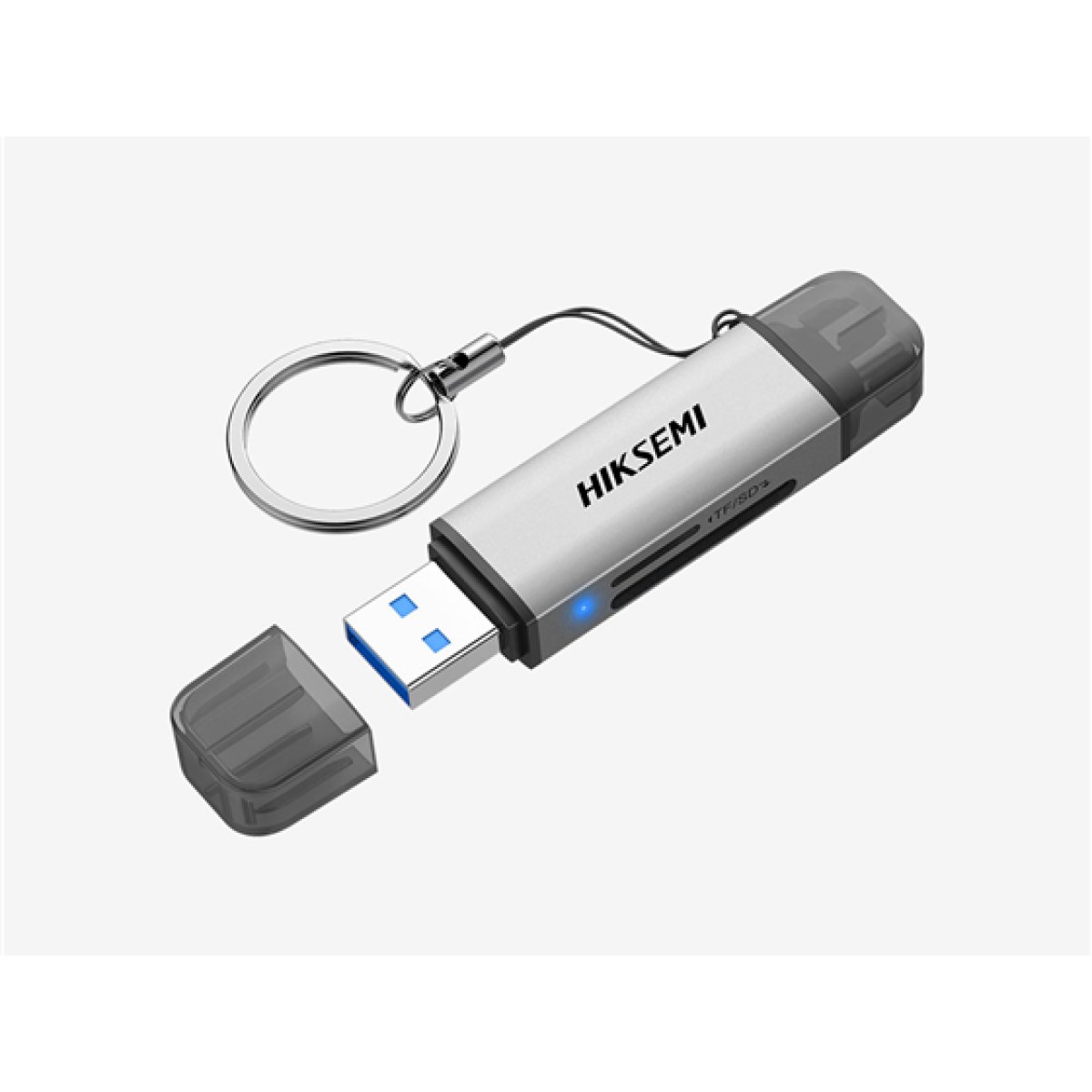 Lector De Tarjetas Hiksemi 2 En 1 Conector Dual USB-A Y USB-C Soporta Sd Y Micro Sd