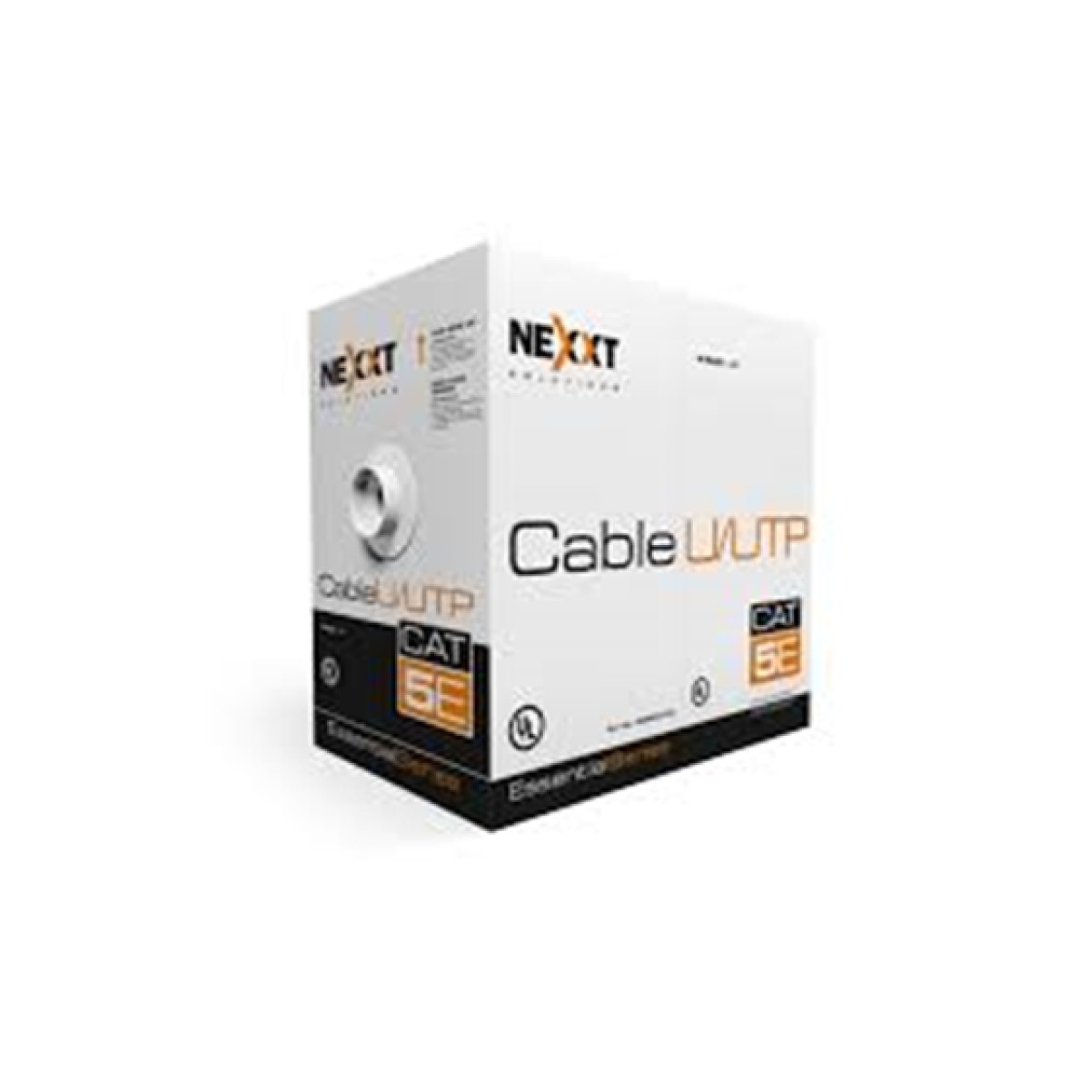 Rollo De Cable Utp Nexxt Cat-5E 1000 Pies 25 Awg 100% Cobre