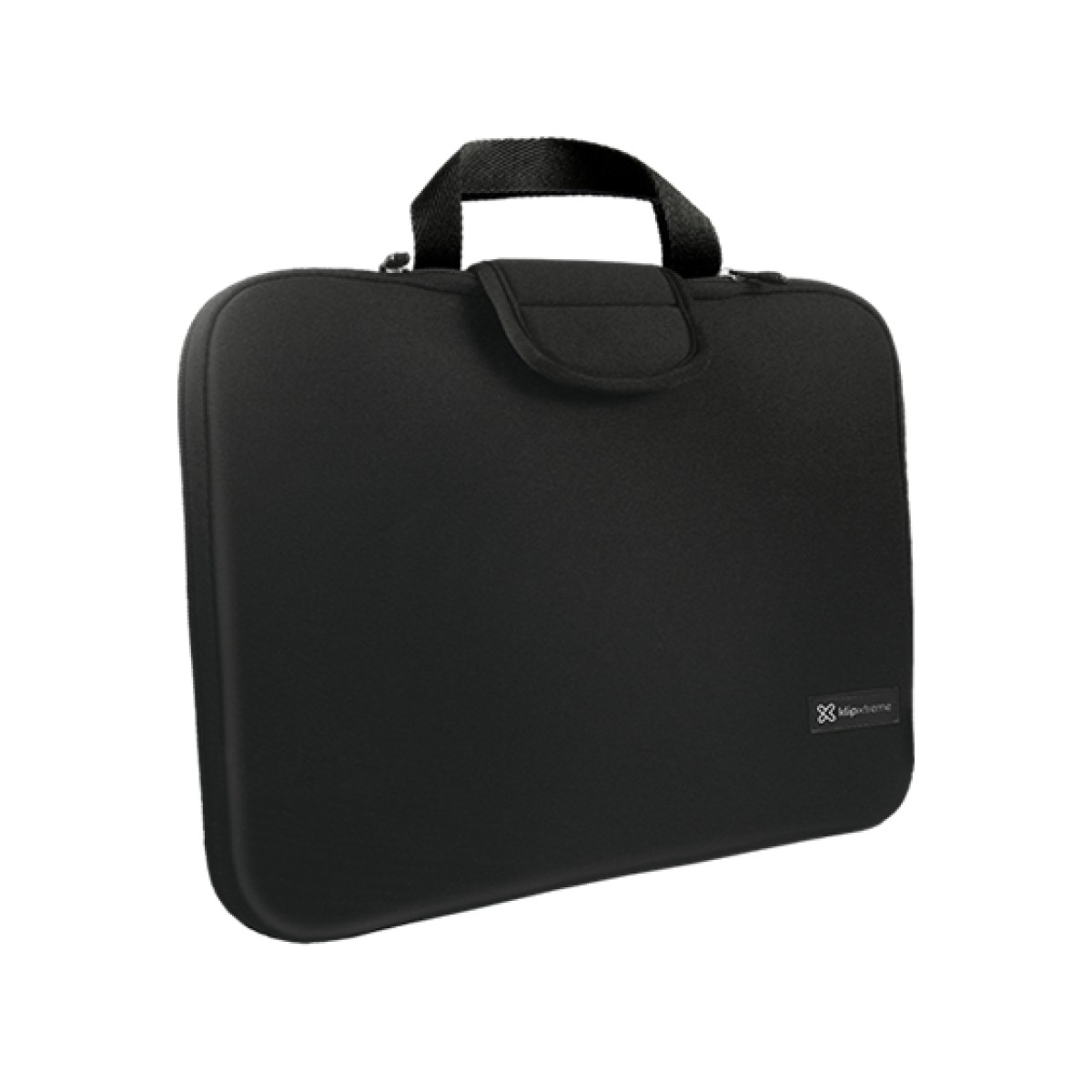 BULTO PARA LAPTOP KLIP XTREME NEOSHIELD 15.6", TIPO SLEEVE, NEOPRENO, REPELE EL AGUA, CON ASAS PARA USAR COMO MALETIN, NEGRO (KNS-330)