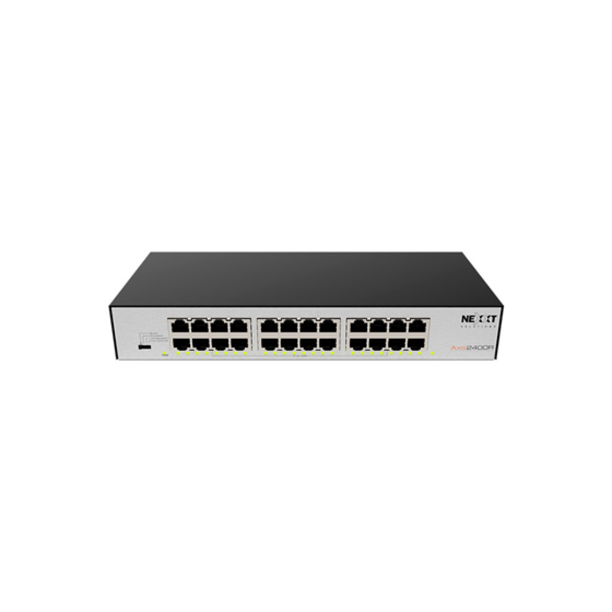 SWITCH NEXXT PROFESIONAL 24 PUERTOS GIGABIT NEXXT AXIS2400R, NO ADMINISTRABLE, DESKTOP / RACK MOUNT, 10/100/1000 / 1U / CARCASA METALICA