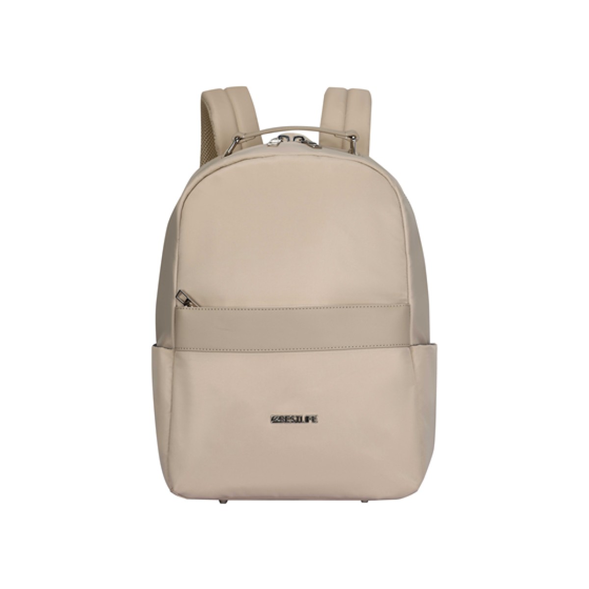 BULTO PARA LAPTOP BESTLIFE 14.1" TIPO MOCHILA, IMPERMEABLE, COMPARTIMENTO PRINCIPAL, BOLSILLO FRONTAL Y BOLSILLO OCULTO, BEIGE (BB-3920BE-14.1)
