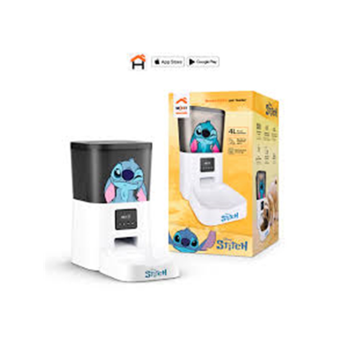 Dispensador Inteligente Nexxt Stitch Para Mascotas WiFi Programable