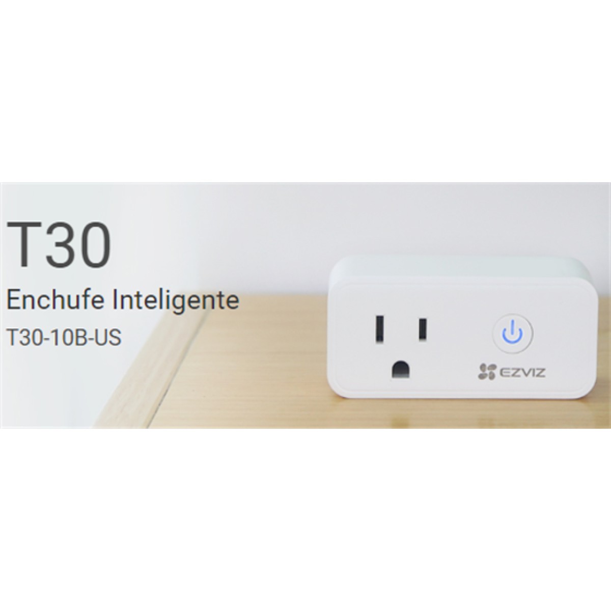 Tomacorriente Smart Ezviz T30 10B-Us WiFi 2.4Ghz Programable