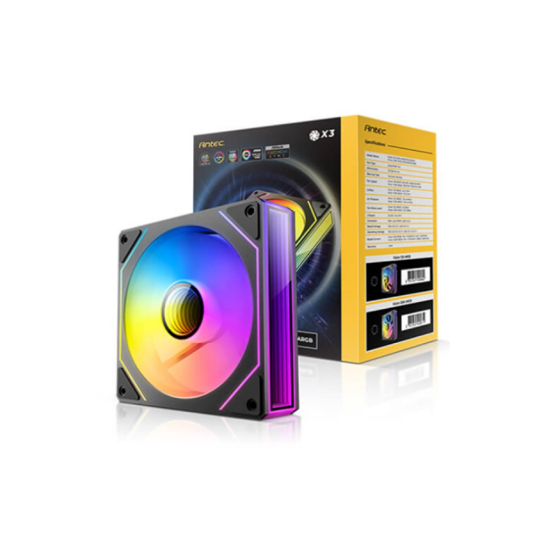 Abanico Antec Vision 120R ARGB 3Pk Pwm 120mm Flujo Inverso