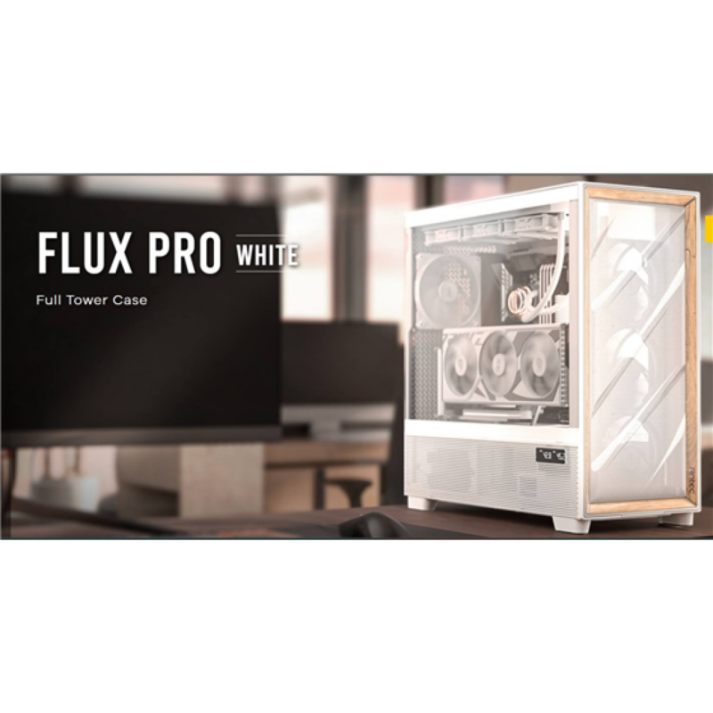 Case Antec Flux Pro Full Tower Blanco Plataforma F-Lux