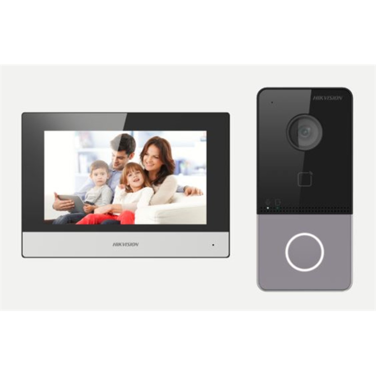 Videoportero Hikvision Kit Video Intercom Ip Camara 2Mp Pantalla 7" Touch