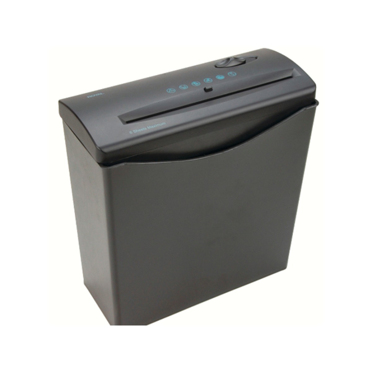 TRITURADORA DE PAPEL ROYAL JS55, HASTA 6 HOJAS, CORTE EN TIRAS, TRITURA GRAPA, RAYA CD Y  TARJETAS DE CREDITO (16999U)
