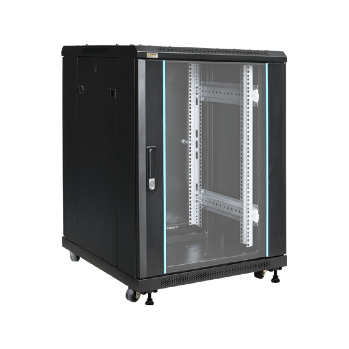 Gabinete De Piso Agiler 15U 19" Puerta Cristal Templado