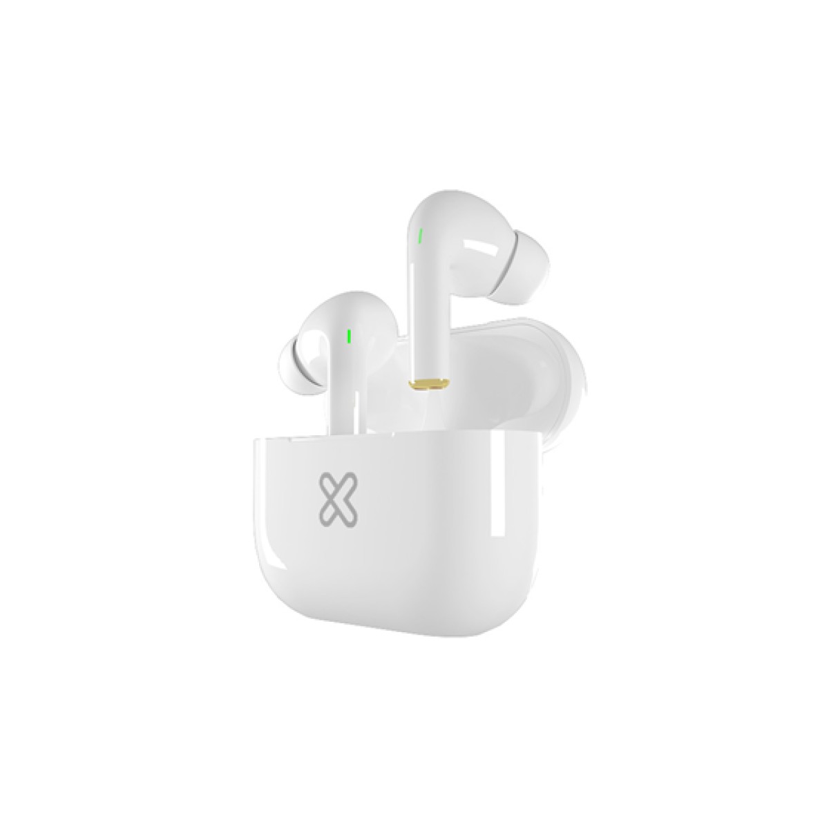 Audifono Klipx Tunefibuds Bluetooth 5.0 37 Horas Reproduccion Blanco