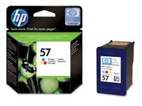 CARTUCHO HP 57 - C6657A - TRICOLOR - 3ML - PARA IMPRESORA DESKJET  5550