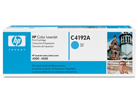 Toner HP C4192A Cyan para Impresora LaserJet 4500 - 6,000 Páginas
