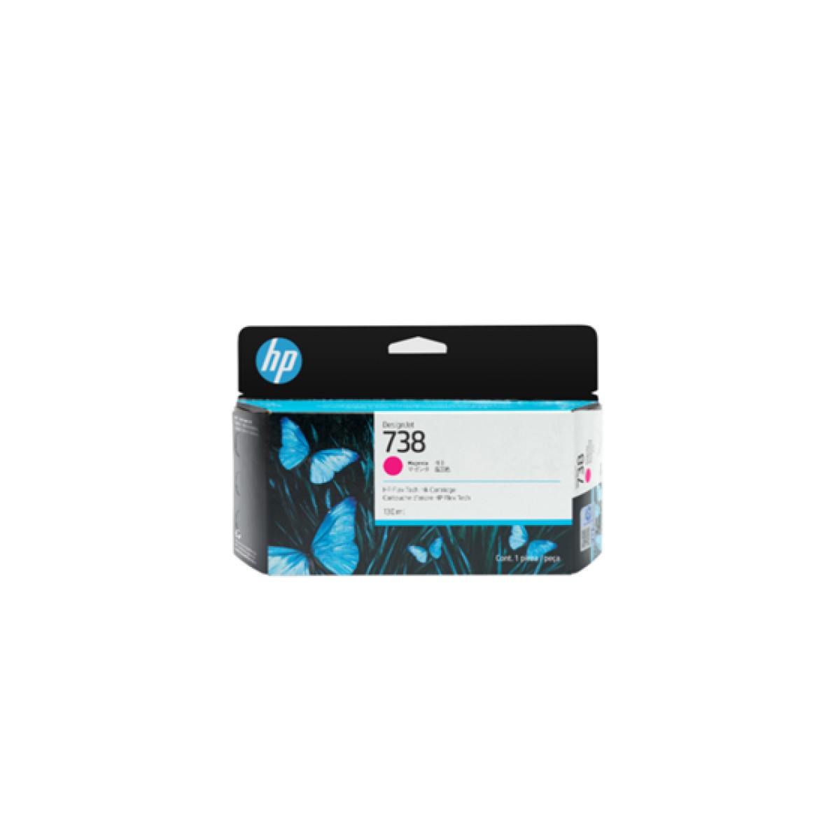 Cartucho Magenta HP 738 498N6A 130Ml Para Designjet T850 T950