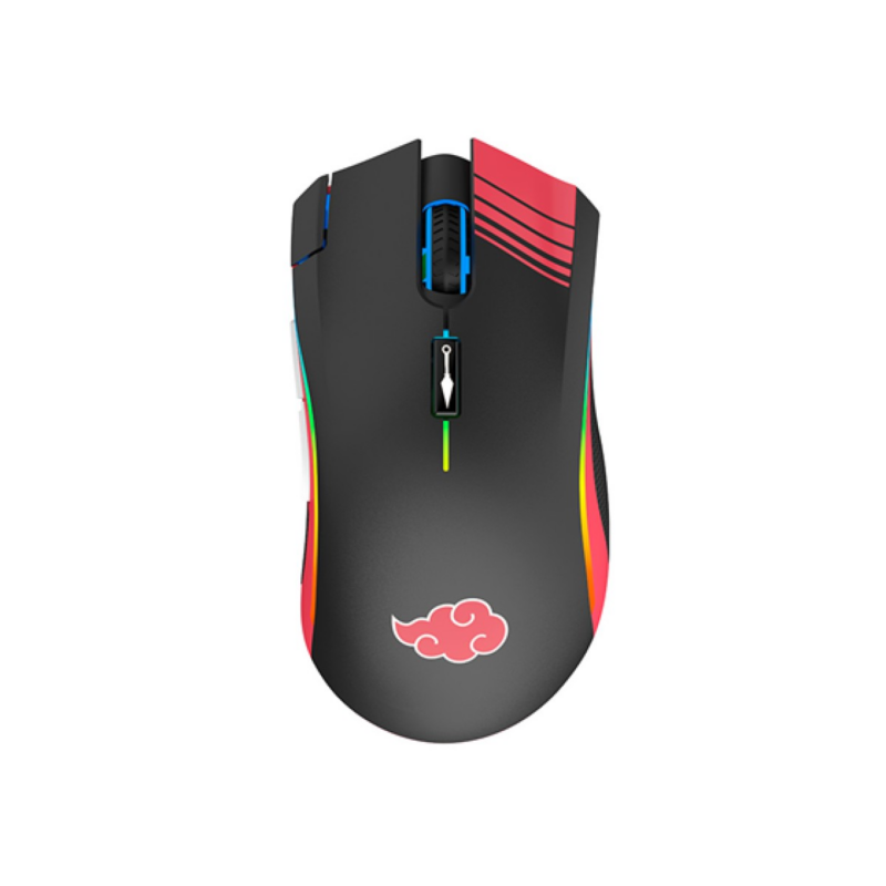 Mouse Naruto Akatsuki Mx-200 Gamer USB Optical 10000 Dpi RGB 7 Botones