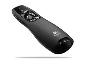 Puntero Inalámbrico Logitech R400 con Láser Rojo y Control de Presentación
