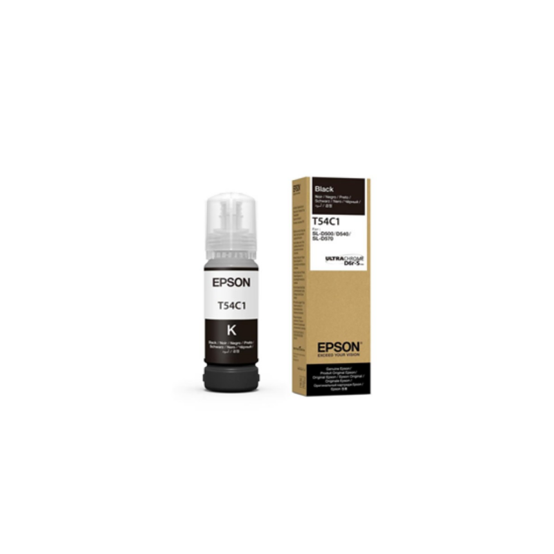 Botella De Tinta Epson T54C Negro Para Sl-D500 D540 D570
