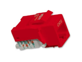 JACK MINI KEYSTONE NEXXT CAT6A ROJO - TRM2BDJ28