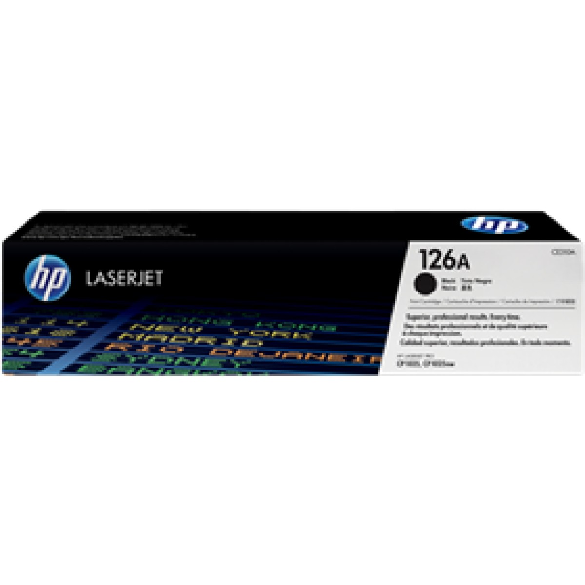 Toner Hp 126A - Ce310A - Negro - 1,200 Paginas - Para Impresora Color Laserjet - Cp1025Nw