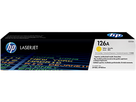 TONER HP 126A - CE312A - AMARILLO - 1,000 PAGINAS - PARA IMPRESORA COLOR LASERJET - CP1025NW, M175