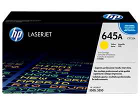TONER HP 645A - C9732A - AMARILLO - 12,000 PAGINAS - PARA IMPRESORA LASERJET COLOR 5500, 5550