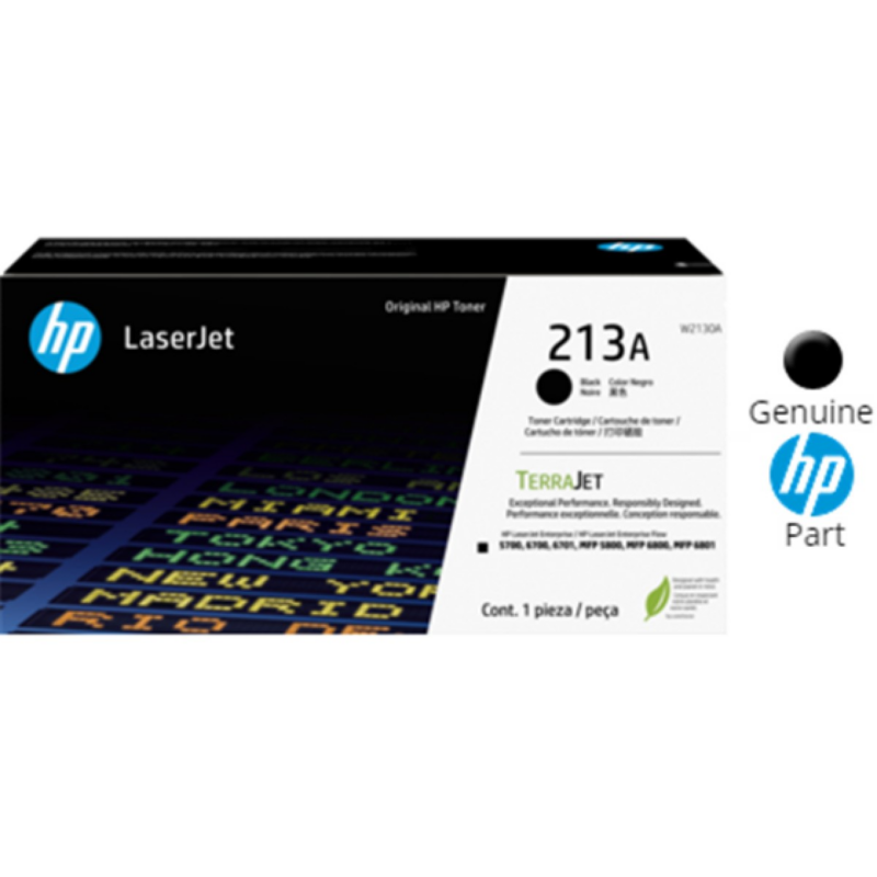 Toner Hp 213A W2130A Black 3500 Paginas Laserjet 5700 6700 6701 Mfp 5800 6800 6801