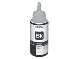 BOTELLA DE TINTA EPSON 664 NEGRO PARA IMPRESORAL 120, L310, L380, L395, L495, L575, L606, L655, L656, L1300, L1455, L210 70ML TRAMO 3 JAULA