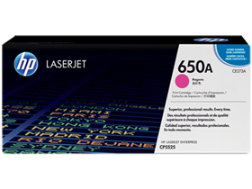 TONER HP 650A - CE273A - MAGENTA - 15,000 PAGINAS - PARA LASERJET COLOR ENTERPRISE - CP5520, CP5520DN, CP5520N, CP5520XH, CP5525DN, CP5525N, CP5525XH, M750DN
