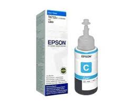 BOTELLA DE TINTA EPSON 673 AZUL PARA IMPRESORA L805, L810, L850, L1800 TRAMO 3 JAULA