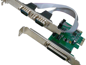 TARJETA AGILER PCI-E CON PUERTO SERIAL + PARALELO,  DB9 Y DB25 PCIE2S1PMOS9901 (AGILER)