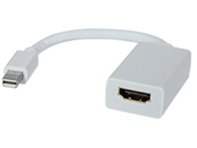 ADAPTADOR CONVERTIDOR MINI DISPLAYPORT A HDMI HEMBRA, FUNCIONA CON MACBOOK PRO / AIR  AGILER (AGI-1121)
