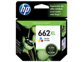 CARTUCHO HP 662XL - CZ106AL - TRICOLOR - ALTO RENDIMIENTO - 8ML - PARA IMPRESORA DESKJET INK ADVANTAGE 2515 / DESKJET 3515 / 3545