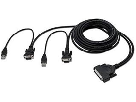 CABLE KVM BELKIN, 6' PIES, 2 x VGA, 2 x USB, NEGRO.