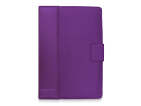 COVER PORT DESIGNS PHOENIX IV PARA TABLETA 7" CIERRE MAGNETICO, DOBLE BANDA ELASTICA, POSICION AJUSTABLE, MORADO.