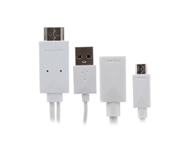 CABLE CONVERTIDOR MICRO USB A HDMI HEMBRA AGILER  PARA SMARTPHONE,  TRANSMITIR VIDEO, FUNCIONA CON GALAXY S4, S3, S2, NOKIA N10, HTC, GALAXY NOTE 2 ETC.  (AGI-1164) ( CASILLERO 1 JAULA )
