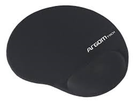 MOUSE PAD ARGOM 360 EN GEL NEGRO.