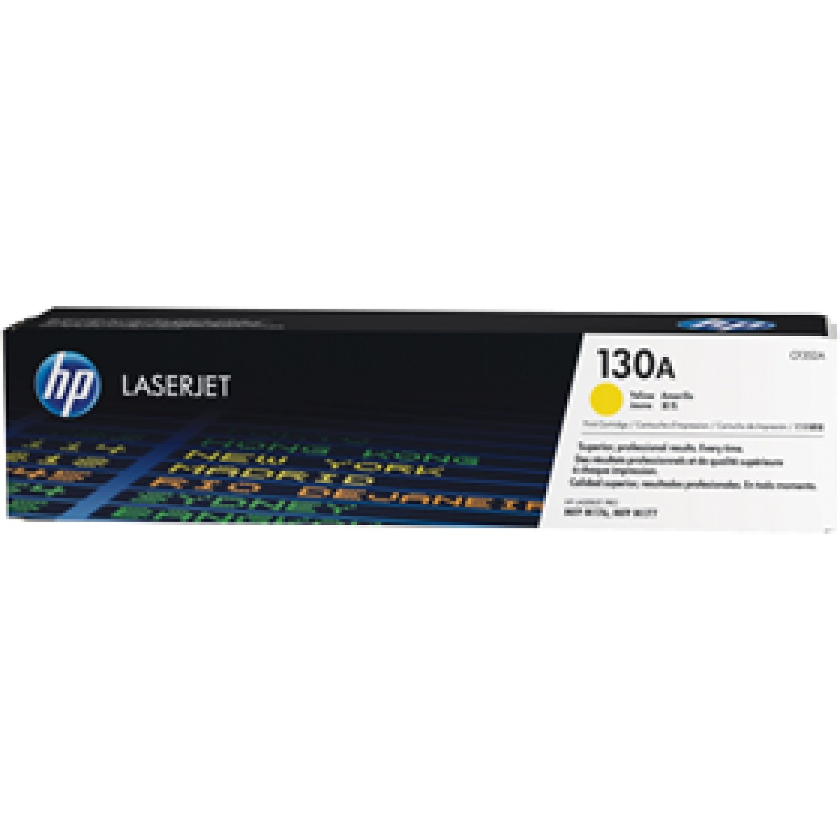 Toner Hp 130A - Cf352A - Amarillo - 1,000 Paginas - Para Impresora Color Laserjet - M176N, M177Fw