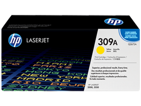 Toner Hp 309A Q2672A Amarillo 4000 Paginas Para Impresora Color Laserjet 3500 3500N 3550 3550N
