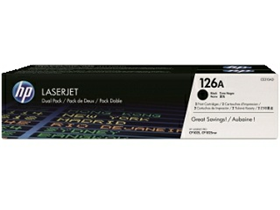 Toner Hp 126Ad Ce310Ad Negro Doble Cantidad 2,400 Paginas Para Impresora Color Laserjet Cp1025Nw