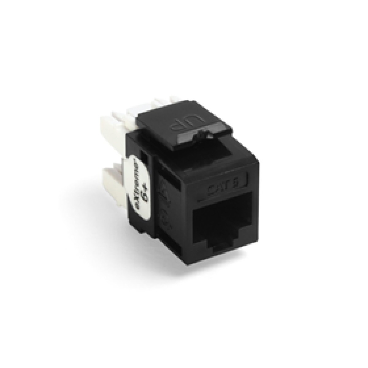 JACK RJ-45 LEVITON, CAT6 +, NEGRO.