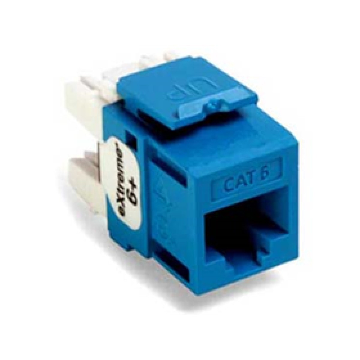 JACK RJ-45 LEVITON, CAT 6, AZUL.