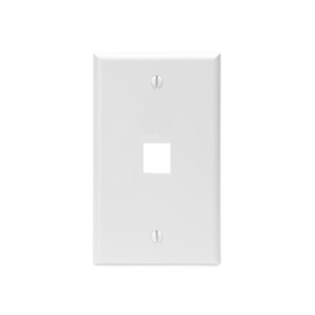 JACK WALL FACEPLATE LEVITON, 1 SALIDA, BLANCO.