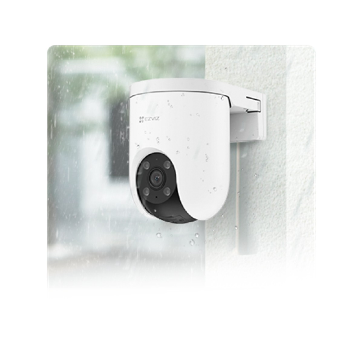 CAMARA DE VIGILANCIA PT, MARCA EZVIZ, MODELO H8C PRO 4K, WIFI 2.4GHZ, VISIÓN NOCTURNA EN COLOR, ADMITE TARJETA MICROSD HASTA 512GB, COBERTURA 360 GRADOS, CONVERSACION BIDIRECCIONAL, TECNOLOGIA DE VIDEO H.265