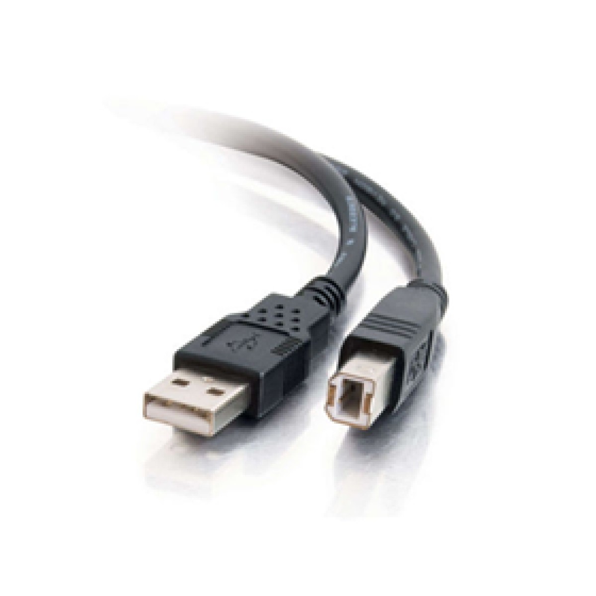 Cable USB 2.0 A/B Agiler, 6 Pies, Negro. Para Impresora.