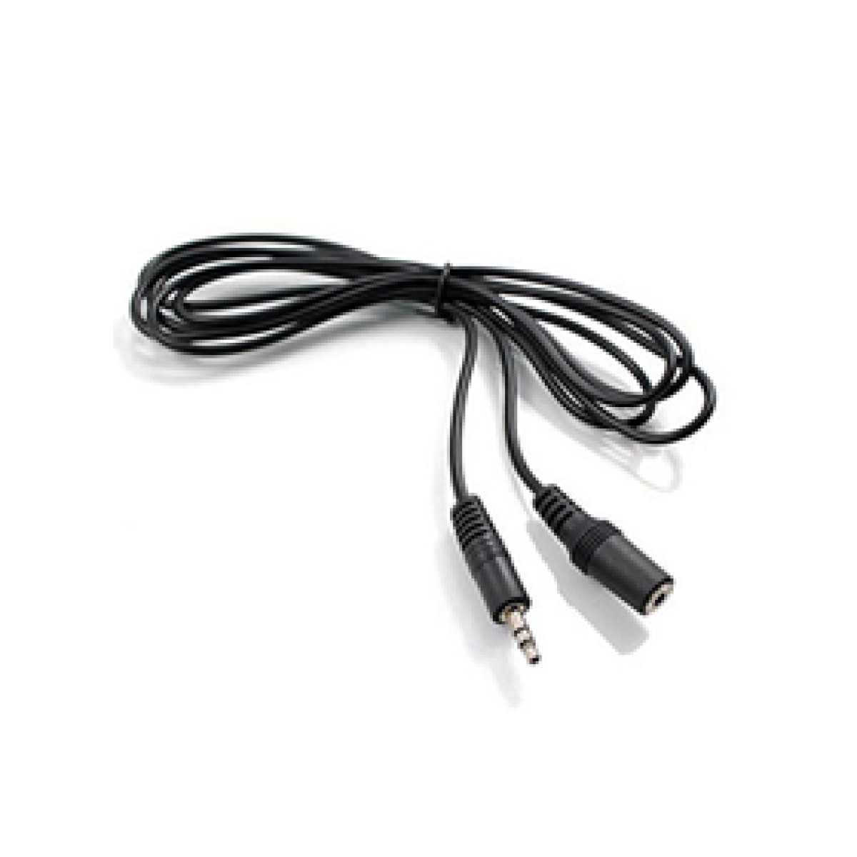 Cable Auxiliar Extension Agiler, 3 Pies, Negro.