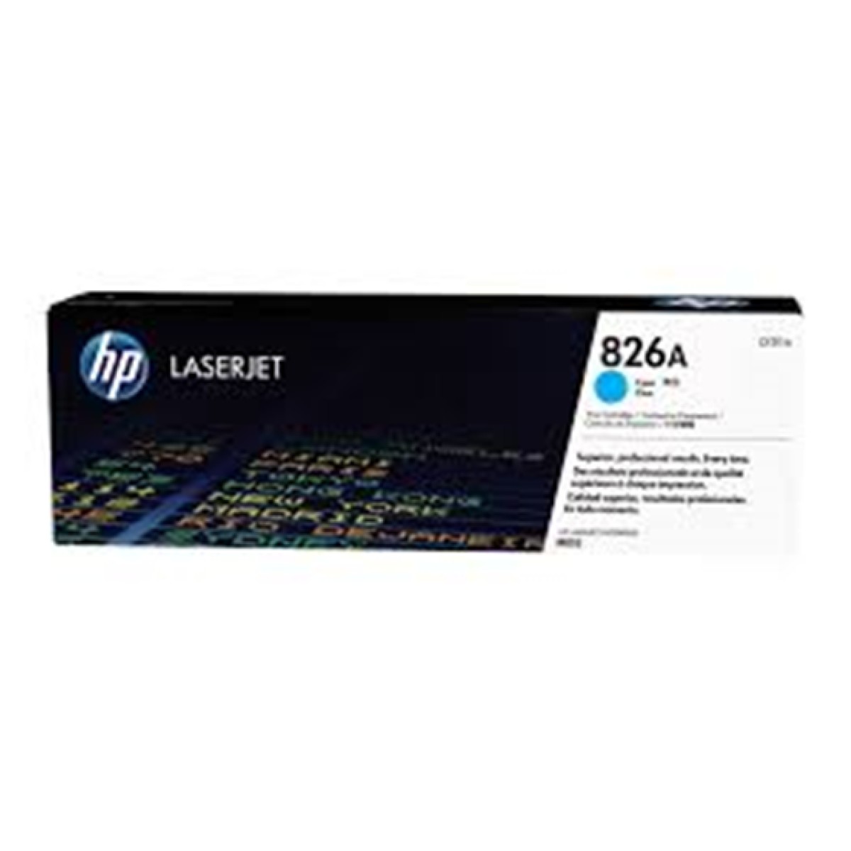 Toner Hp 826A - Cf311A - Cyan - 31,500 Paginas - Para Impresora Laserjet M855 Series