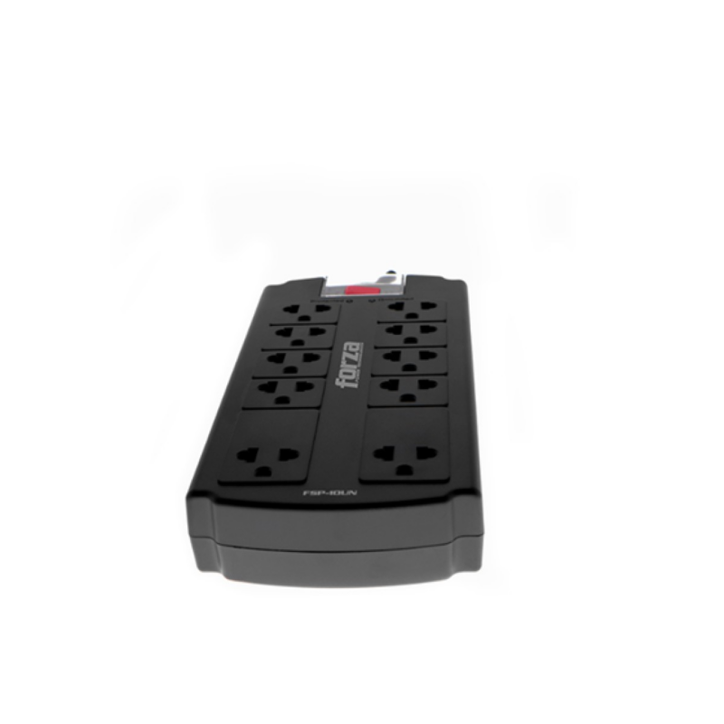 Protector Regleta Forza Multitoma 10 X 1 1080J 1800W 120V 240V