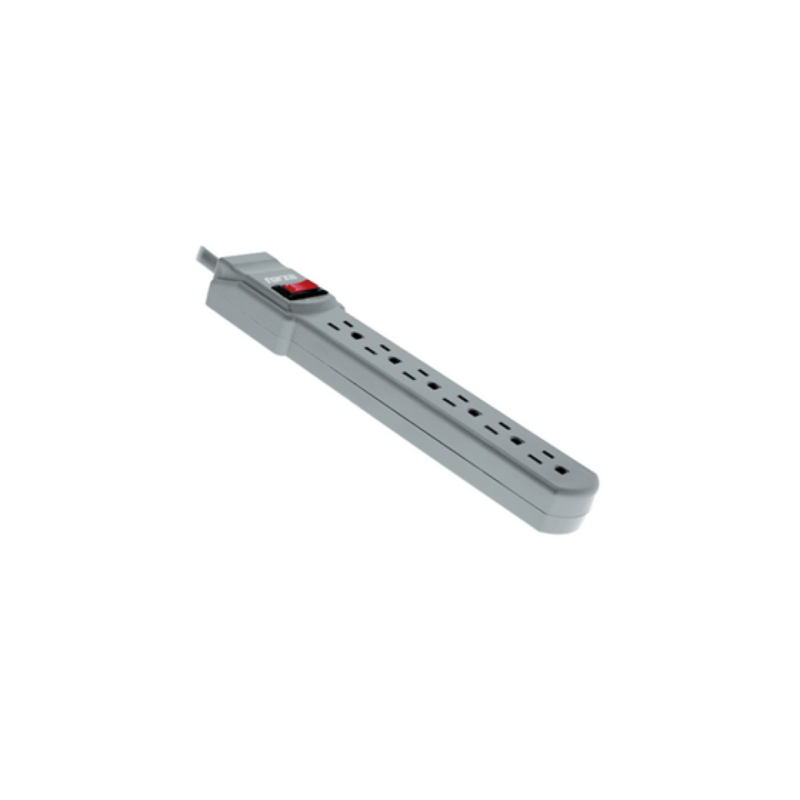 Protector Regleta Forza 6 Salidas 90 Joules 1875 Watts ETL Certificado