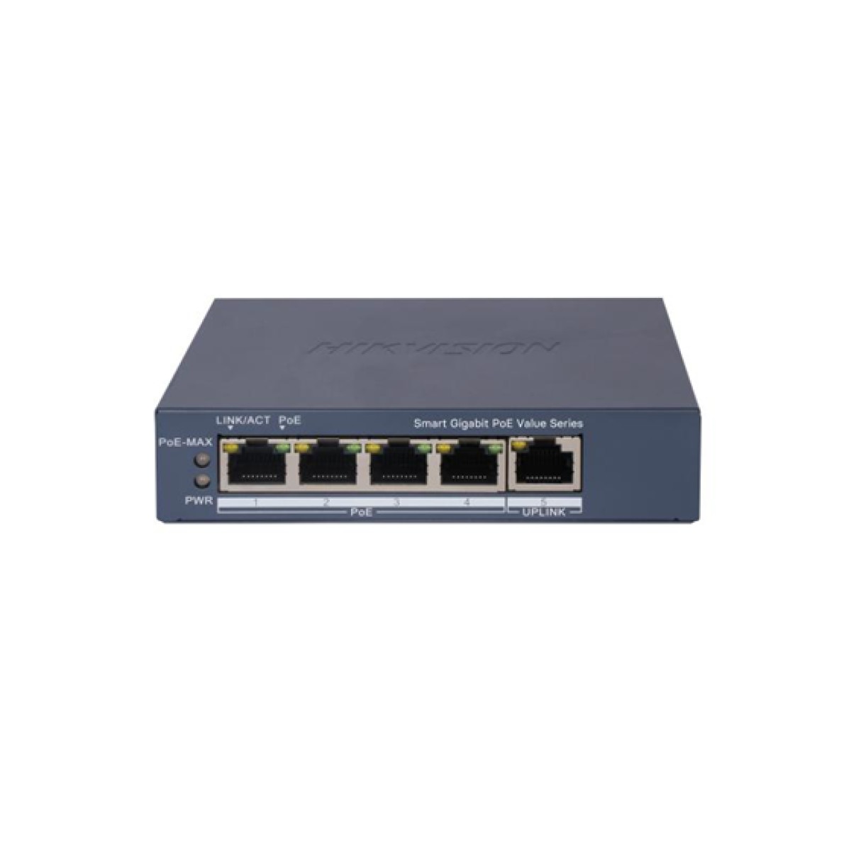 Switch Hikvision 5 Puertos 4 Gigabit Poe 1 Uplink 300M