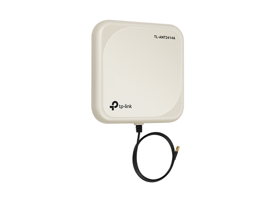 ANTENA TP-LINK TL-ANT2414A, INDOOR, 2.4GHZ, 14DBI, POLARIZACION LINEAL/VERTICAL, CONECTOR RP-SMA MACHO, DIRECCIONAL.