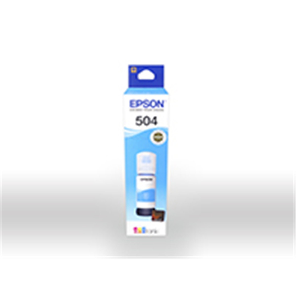 Botella De Tinta Epson T504220-al Cian Para Impresora L4150