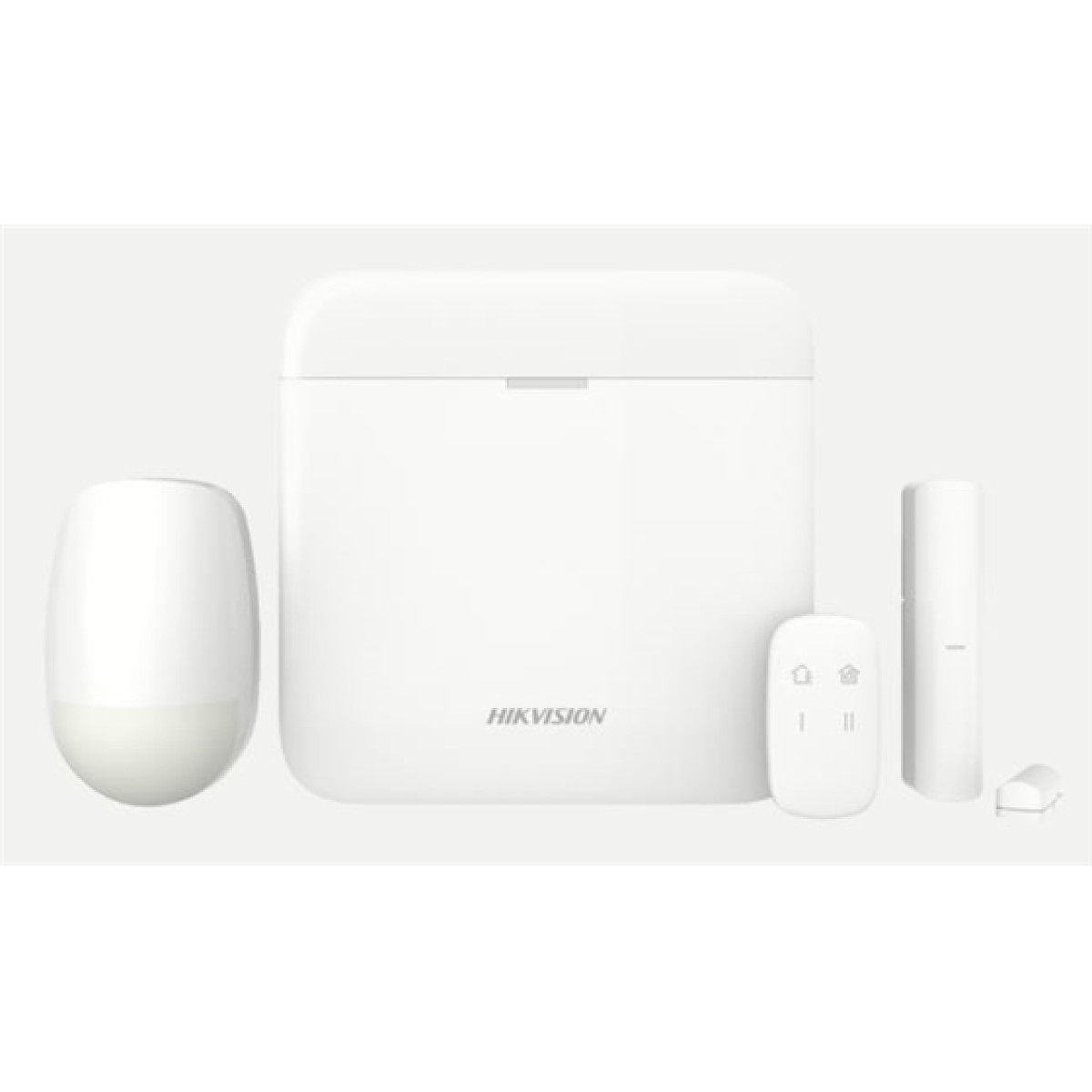 Kit Alarma Inalámbrico Hikvision Ax Pro Ds-Pwa48-E-Wb Con Detectores Pir Y Magnético